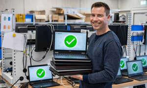 AfBs Remarketing wächst auch in der Rezession Daniel Büchle, Geschäftsführer beim Refurbisher AfB social & green