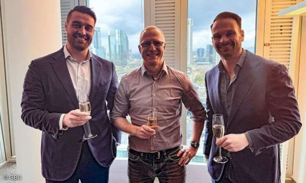 Pascal Bechtel (CEO GBC), Swen Hilse CEO Xpron und Tobias Geisinger (CEO GBC) (von links)