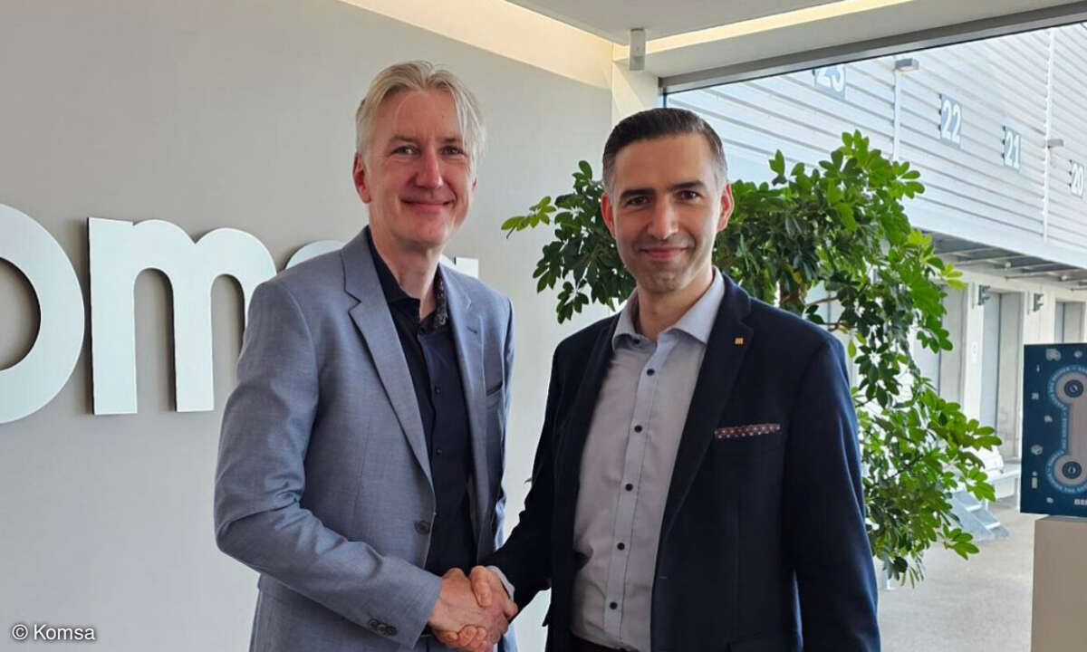 Tobias Schill, Vice President Sales Services (links), und Ronny Tischer, Executive Vice President Services bei Komsa Services