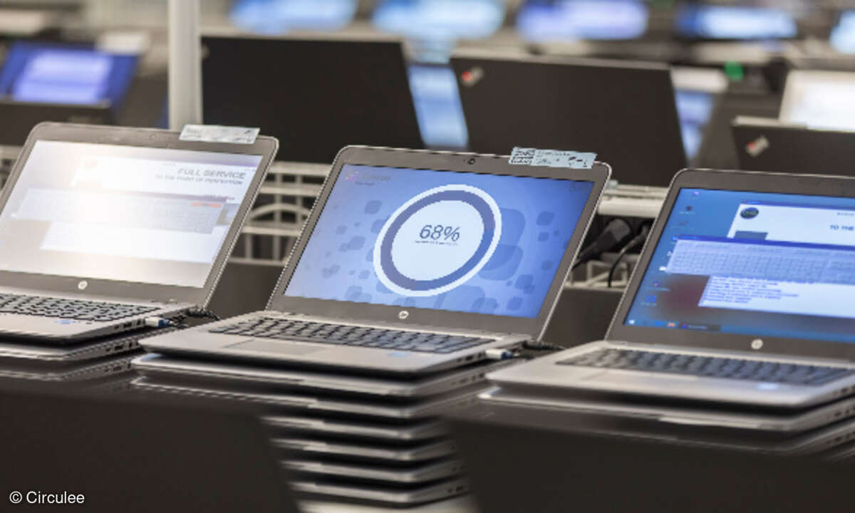 Laptop Nachhaltigkeit Energie