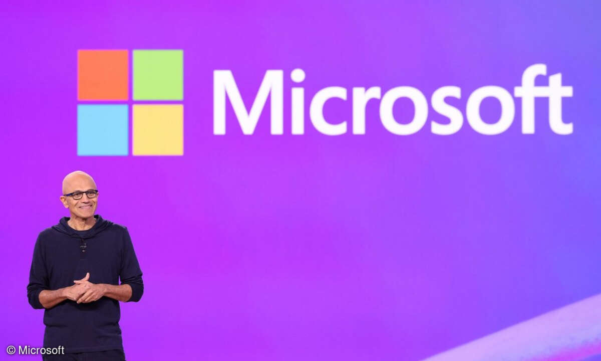 Microsoft-Chef Satya Nadella auf der Build 2024