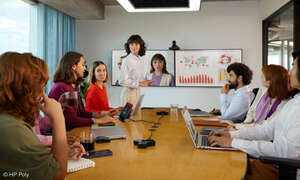 HP Poly Imagebild Videokonferenz