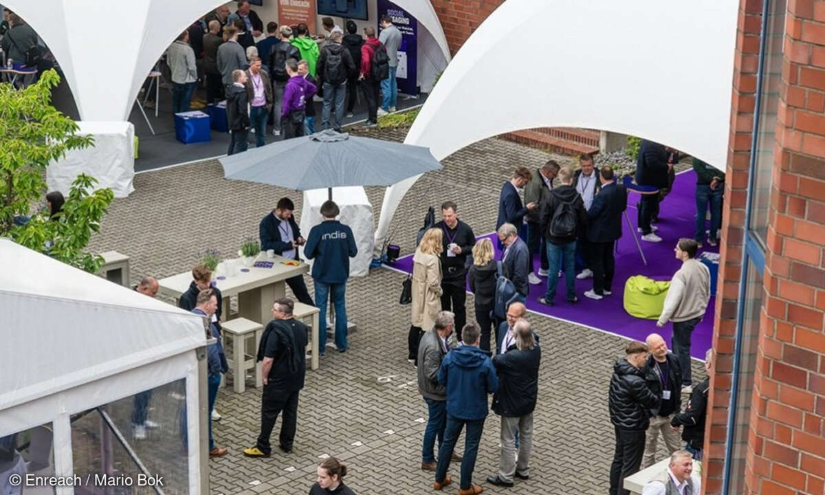 Das Wetter spielte doch noch mit beim Enreach-Open-Air-Event