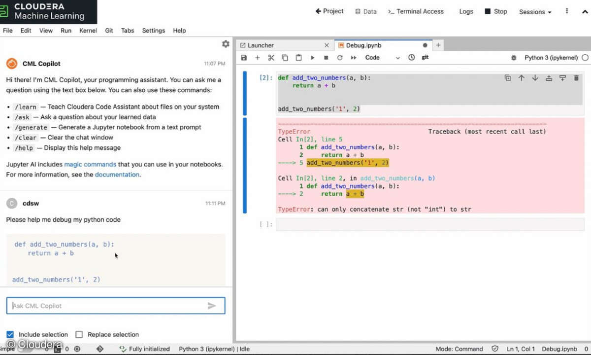 Cloudera ML Copilot