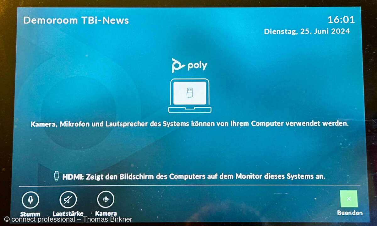 Poly by HP X52 mit TC10, Device Mode
