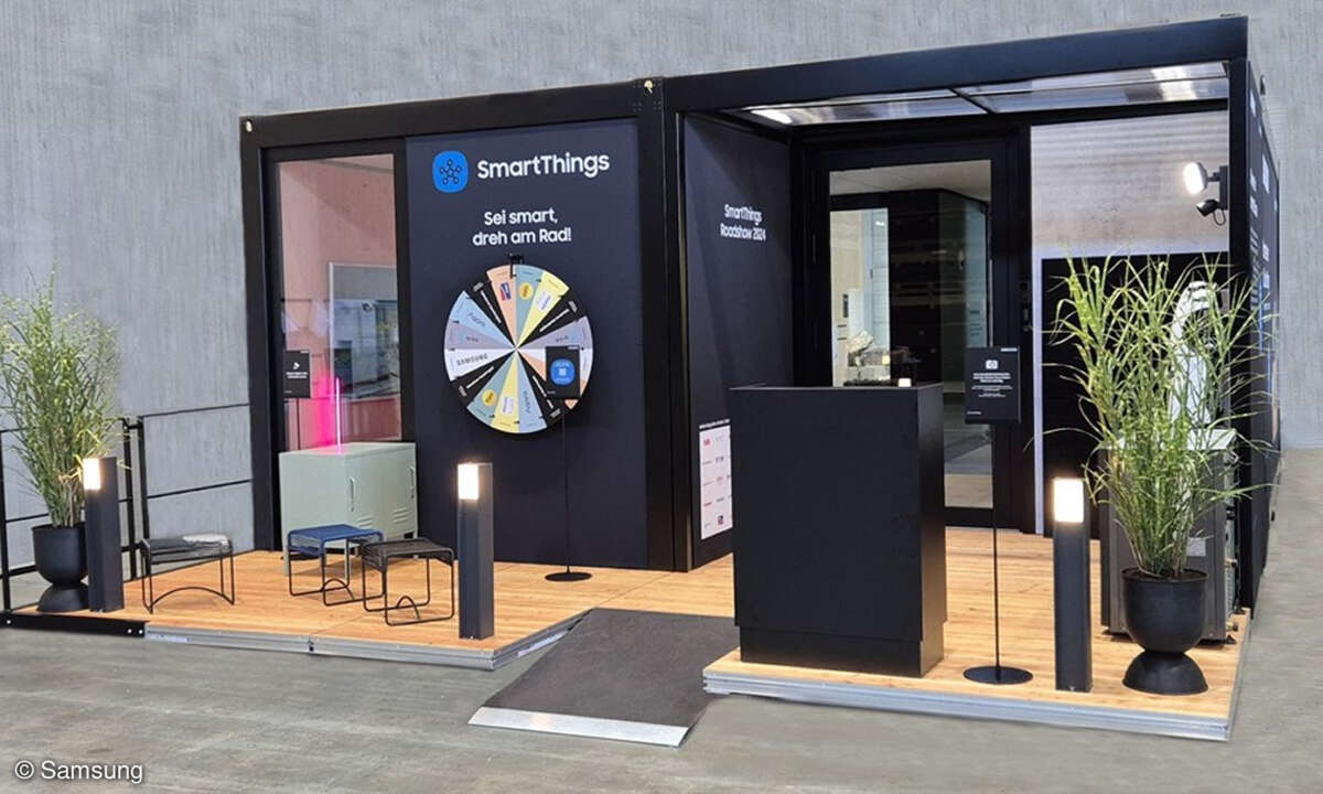 Samsungs rollender Showroom machgt Halt auf der IFA