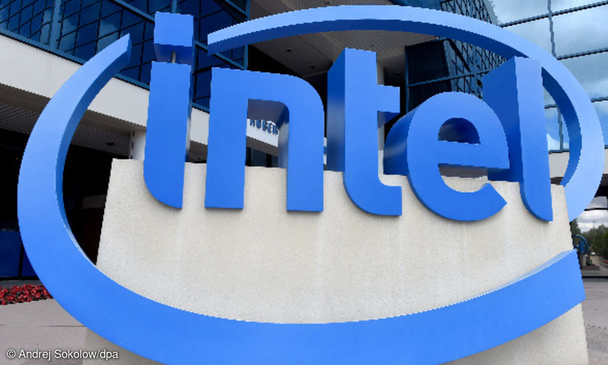 Intel Logo, Standort