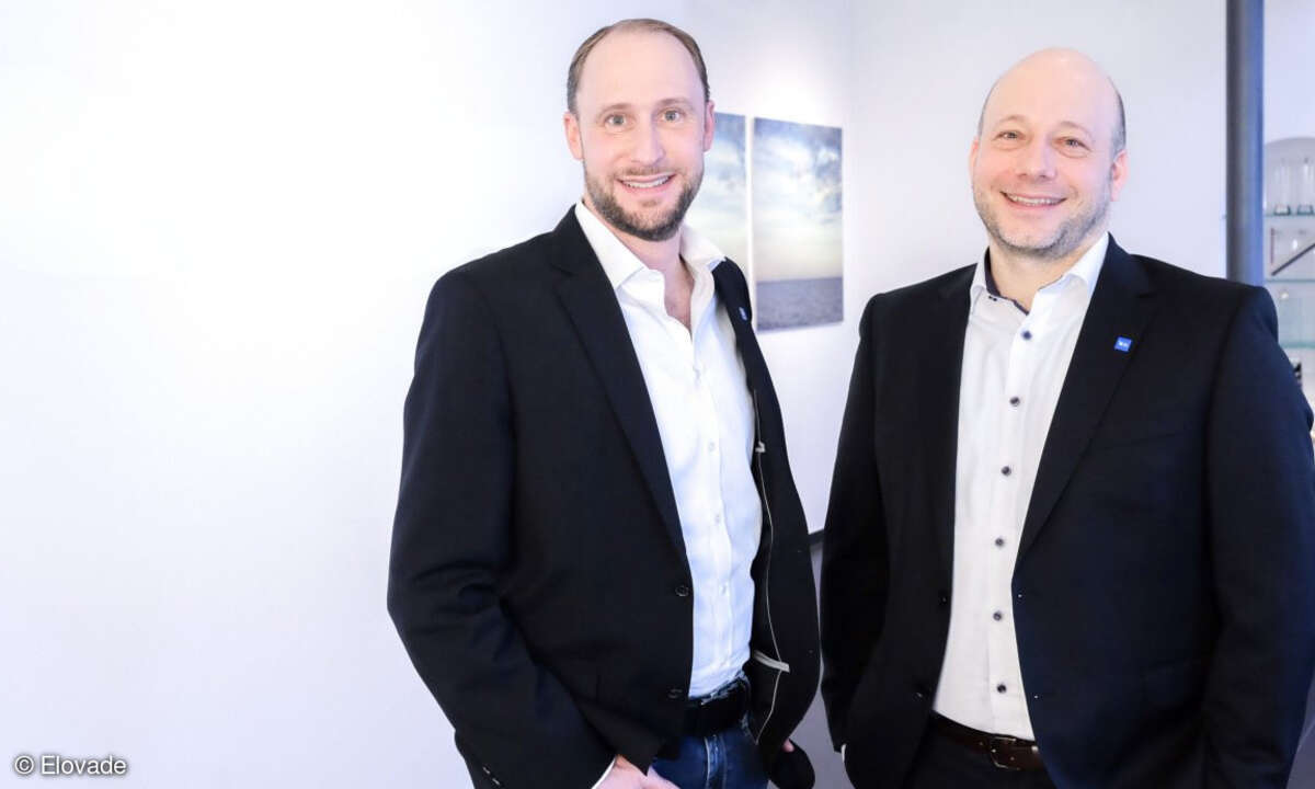 Elovade-CEO Philip Weber (links) und CFO/COO Marcus Zeidler