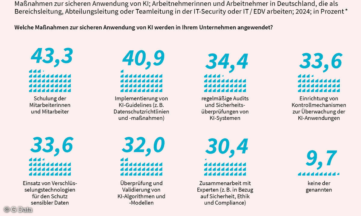 Cybersicherheit in Zahlen 2024, KI-Sicherheitsmaßnahmen