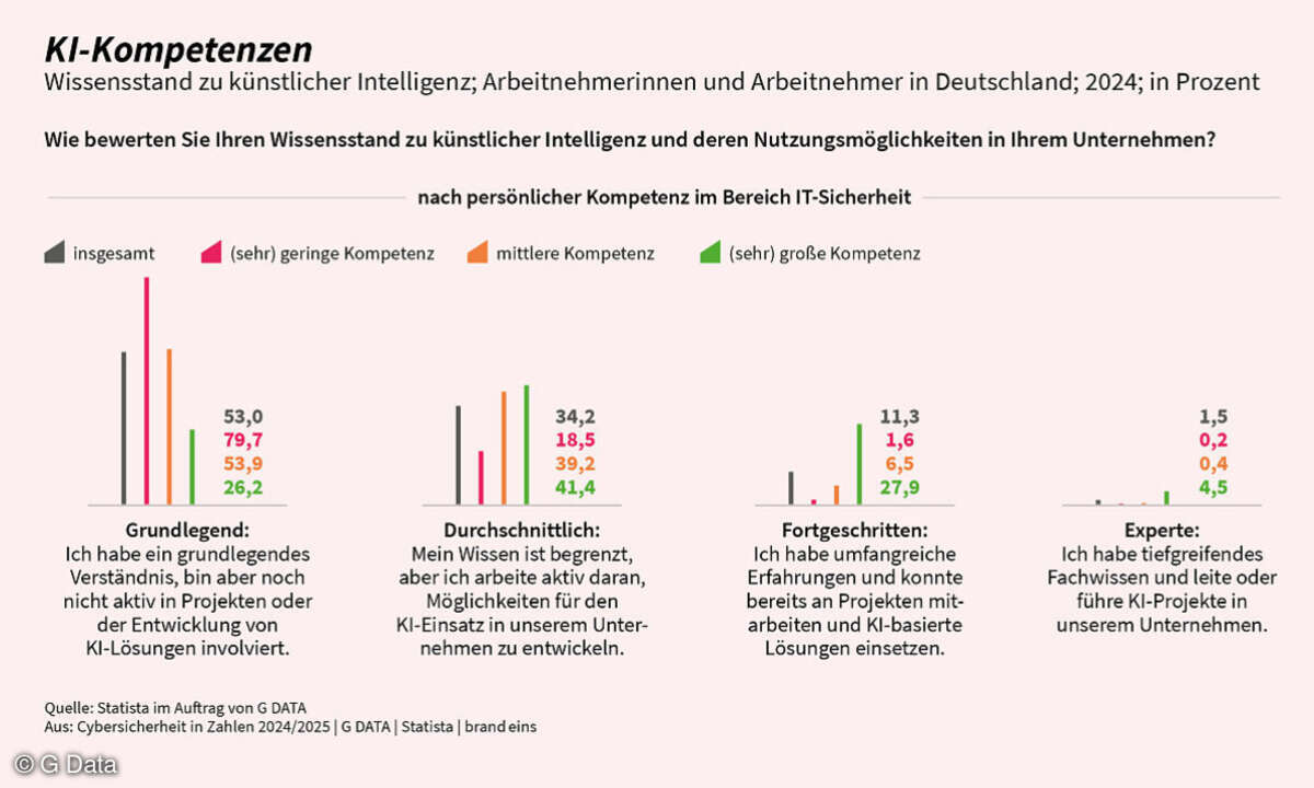 Cybersicherheit in Zahlen 2024, KI-Kompetenzen
