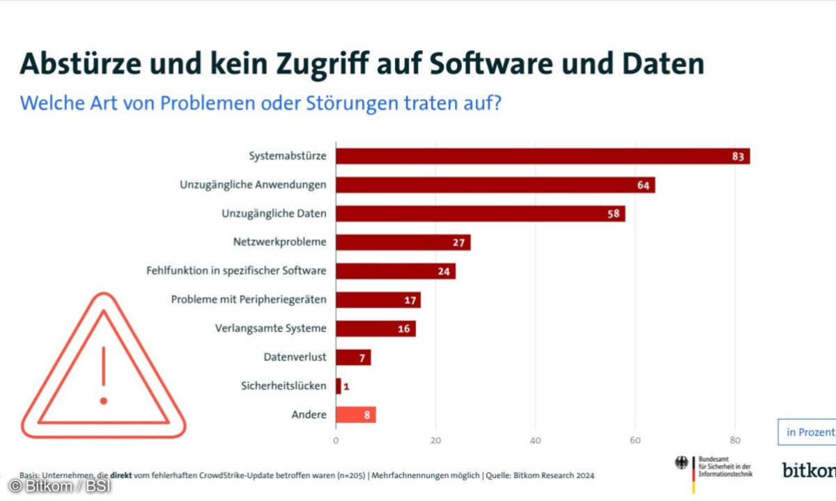 Systemabstürze waren die häufigsten Probleme