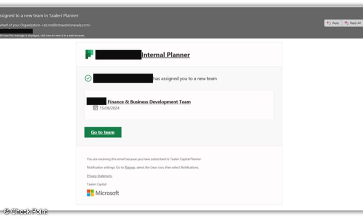 E-Mail-Falle