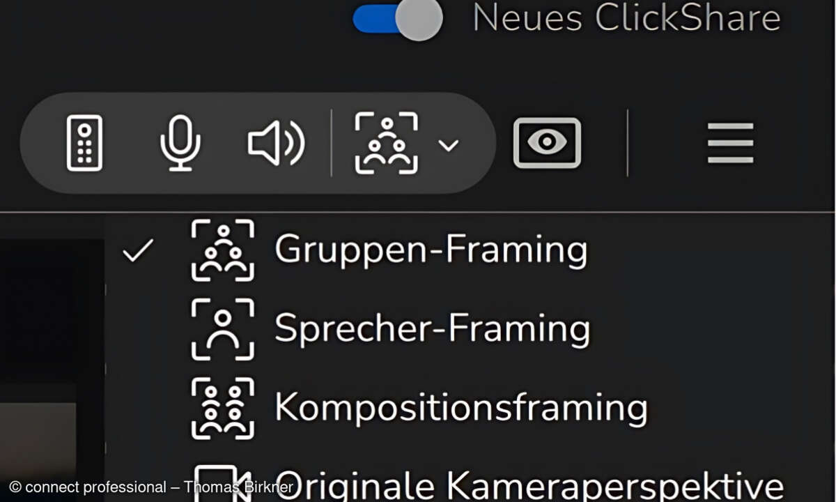 Barco Clickshare Bar Pro App Autoframing