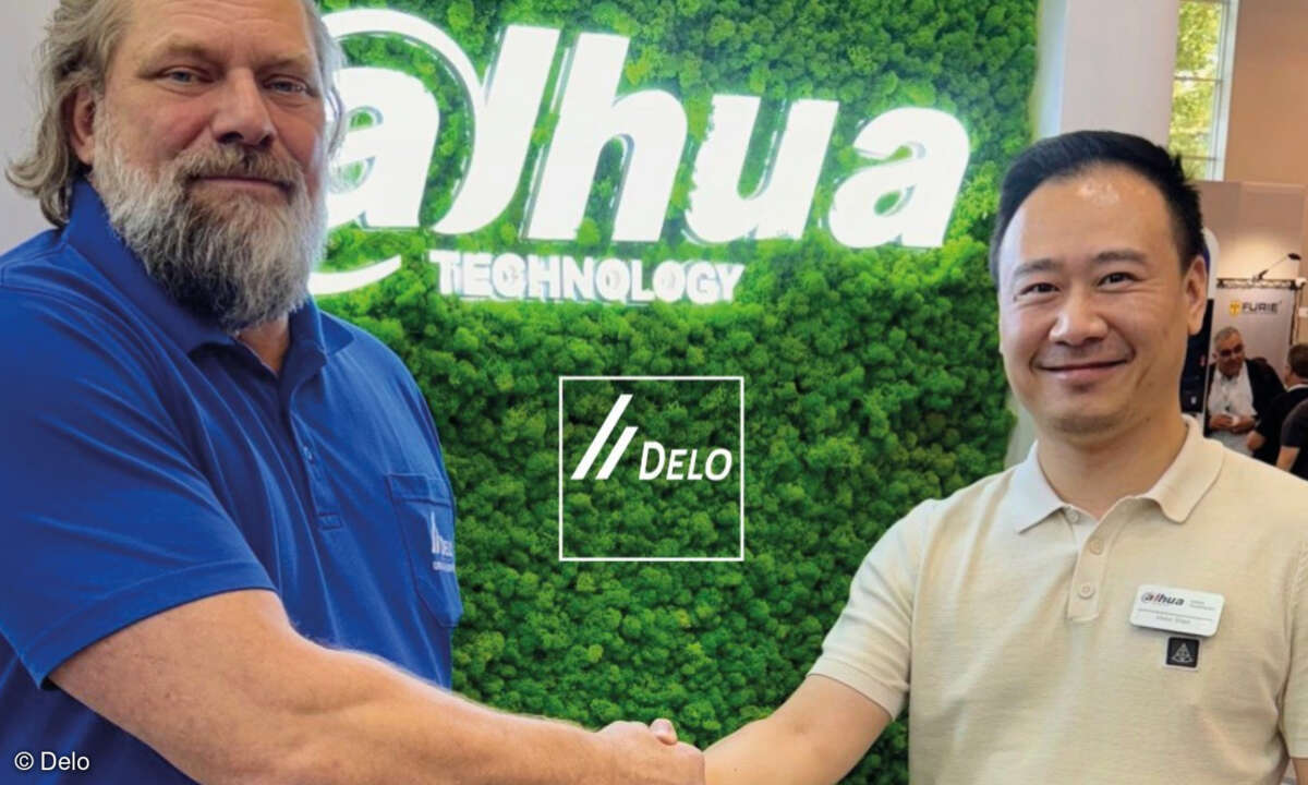 Detlef Löffers, Geschäftsführer von Delo Computer (links) und Victor Shen, Country Manager Deutschland bei Dahua