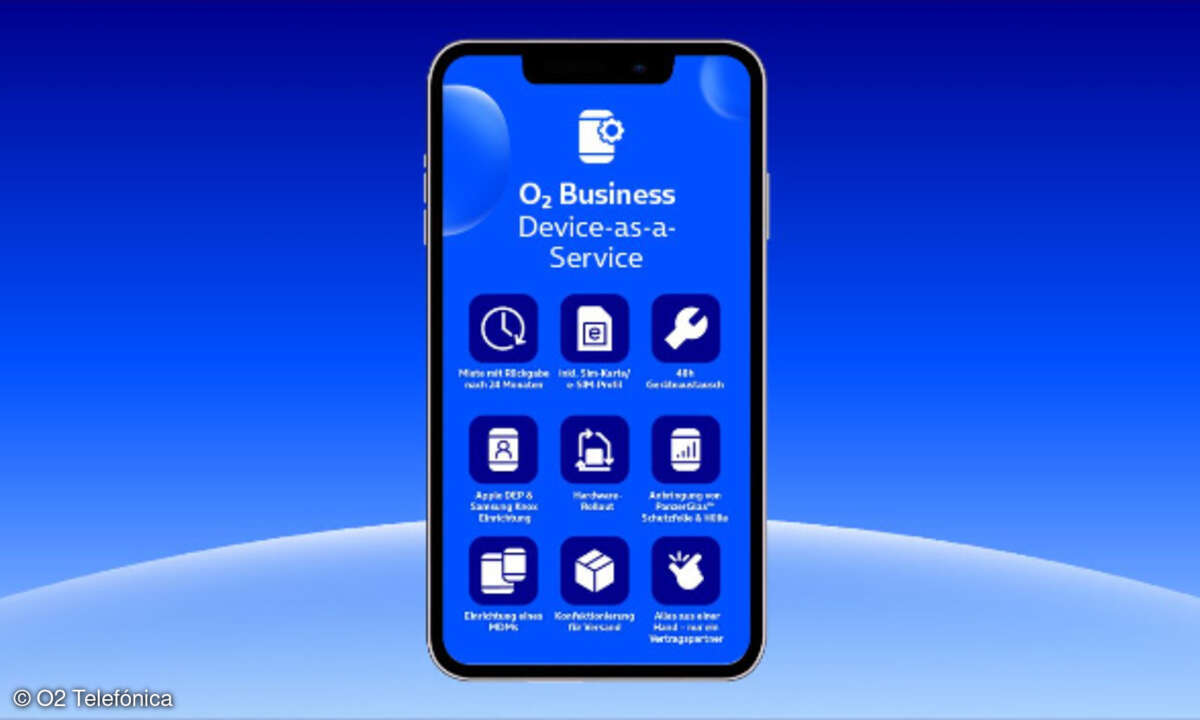 O2 Telefónica Firmen-Smartphone