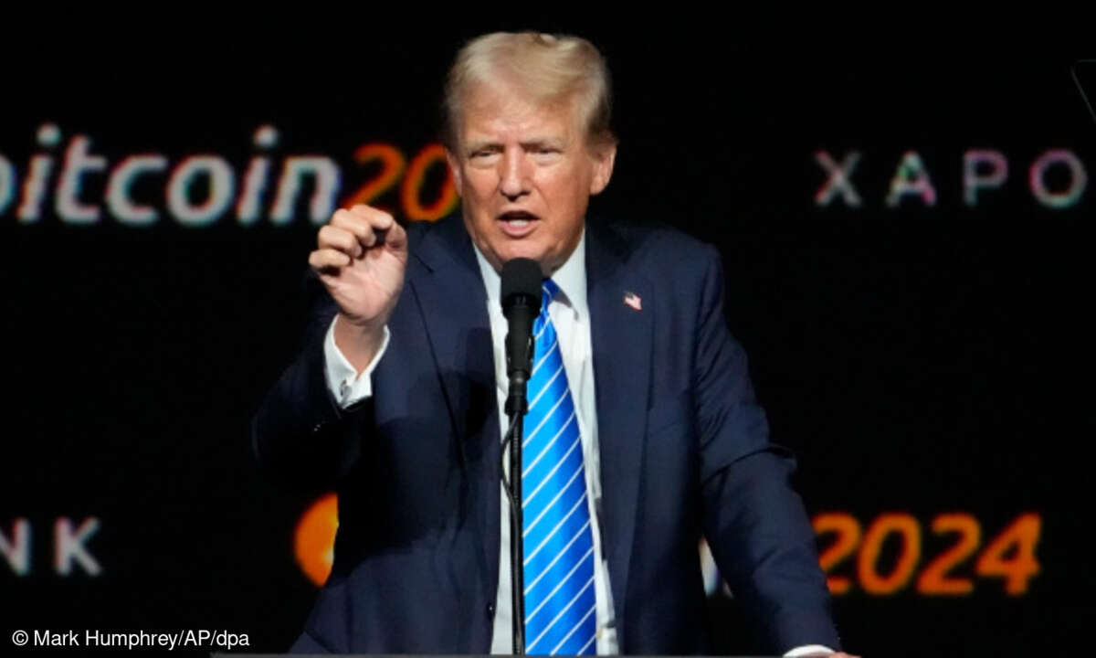 Trump auf der Bitcoin Konferenz 2024