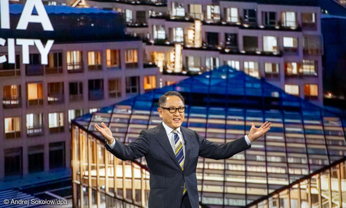Akio Toyoda, Toyota, auf der CES 2025