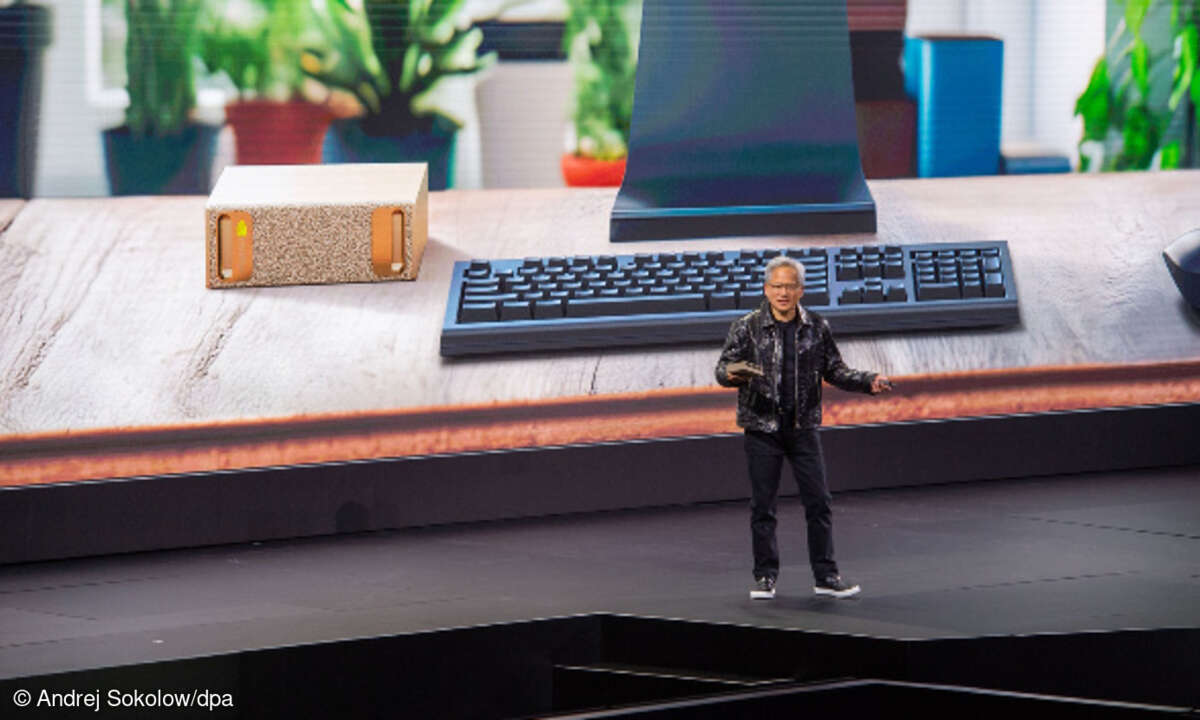 Jensen Huang, Nvidia, auf der CES 2025