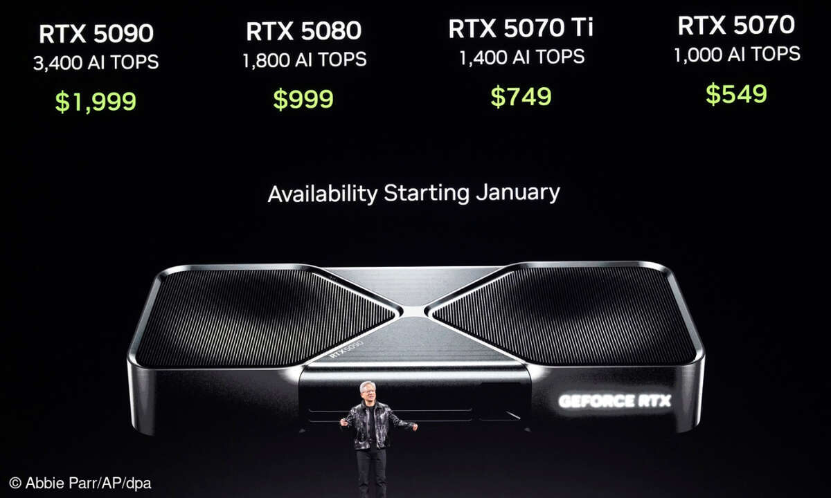 Jensen Huang, Nvidia, auf der CES 2025