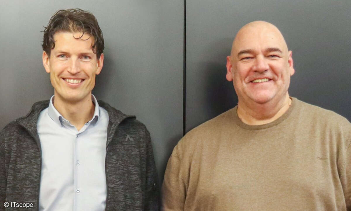 ITscope-Chef Benjamin Mund und Channel-Chef Oliver Gorges