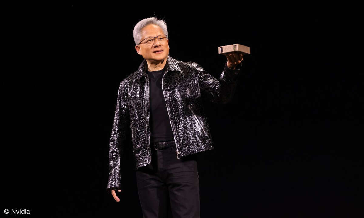 Nvidia-CEO Jensen Huang auf der CES 2025