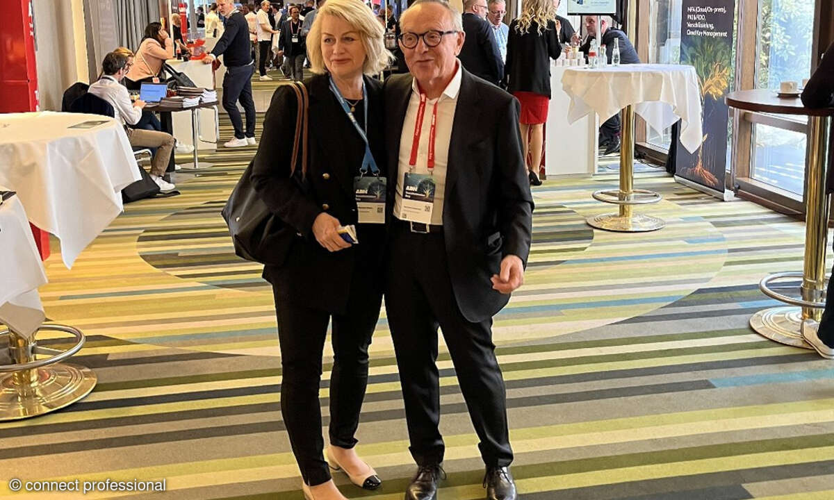 ADN-Chef Hermann Ramacher und Dr. Michaela Wurm, connect professional