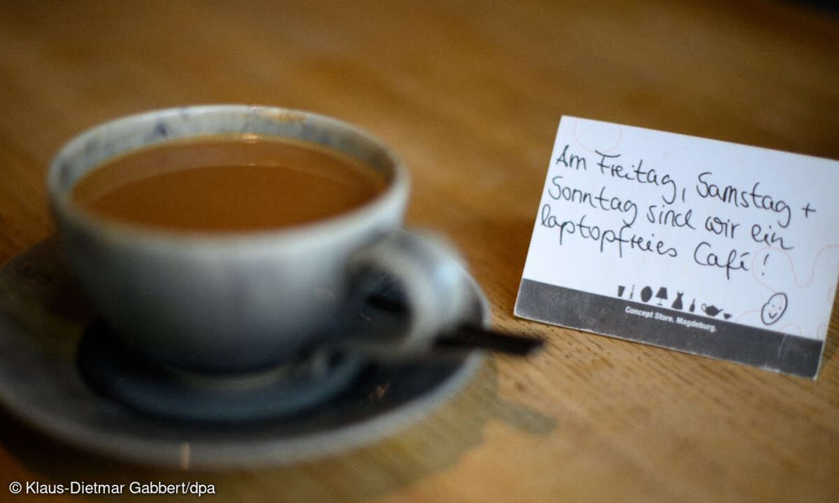 Das Magdeburger Cafe Thies ist Freitags bis Sonntags laptopfrei