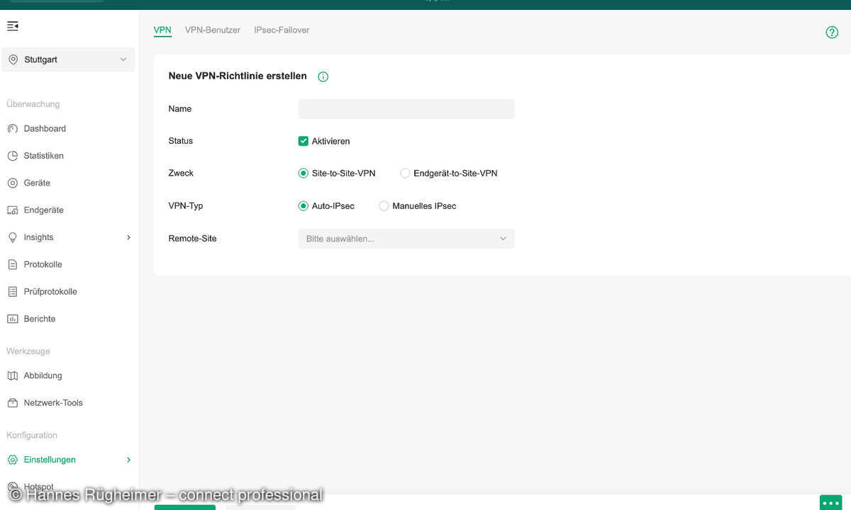 Screen Omada Pro VPN