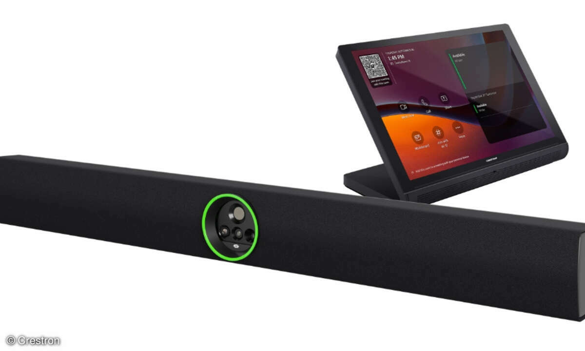Crestron Videobar VB 70 mit Touchpad im Test