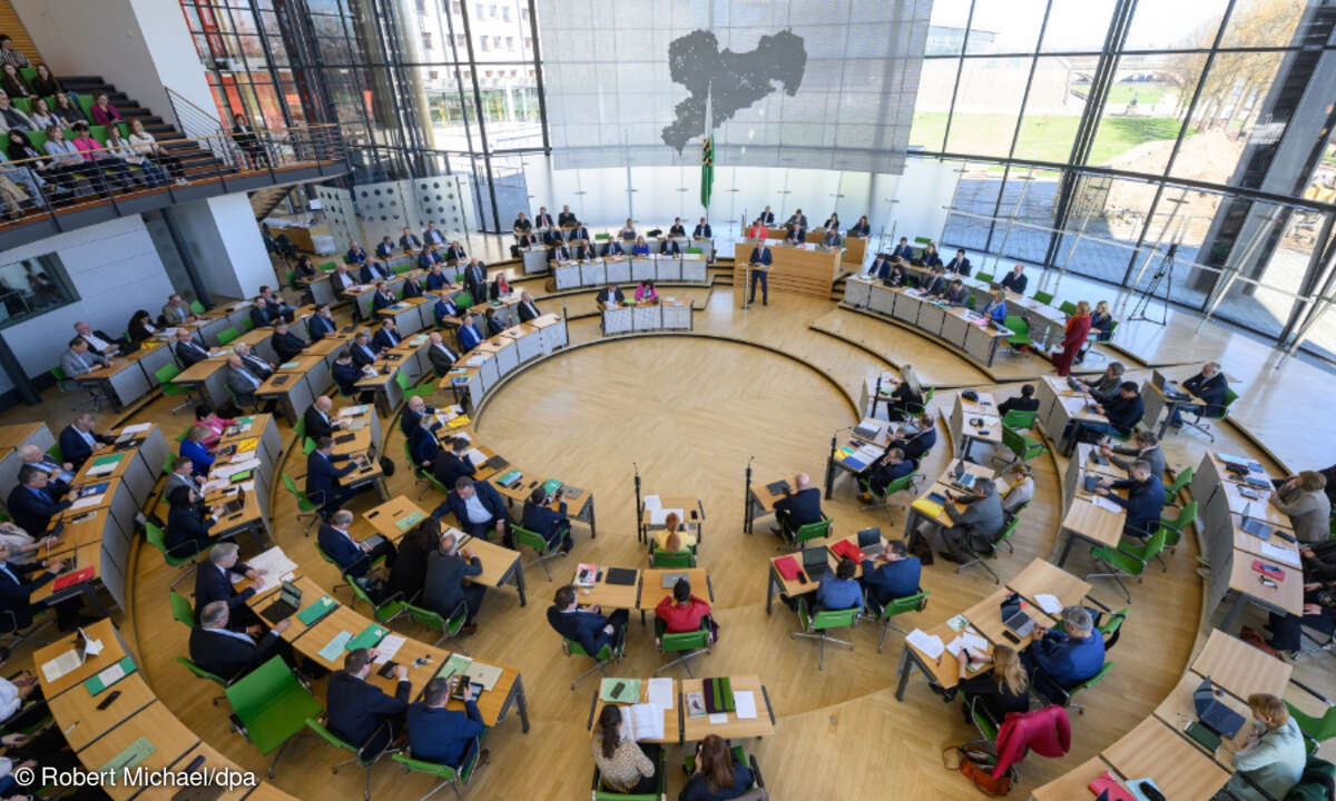 Sitzung sächsischer Landtag
