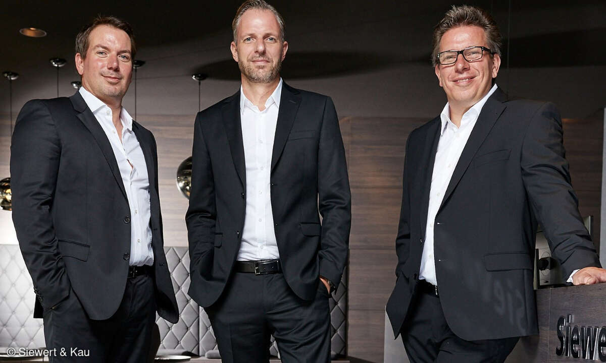 Die Siewert & Kau-Gründer, Oliver Kau, Björn Siewert und Holger Kau
