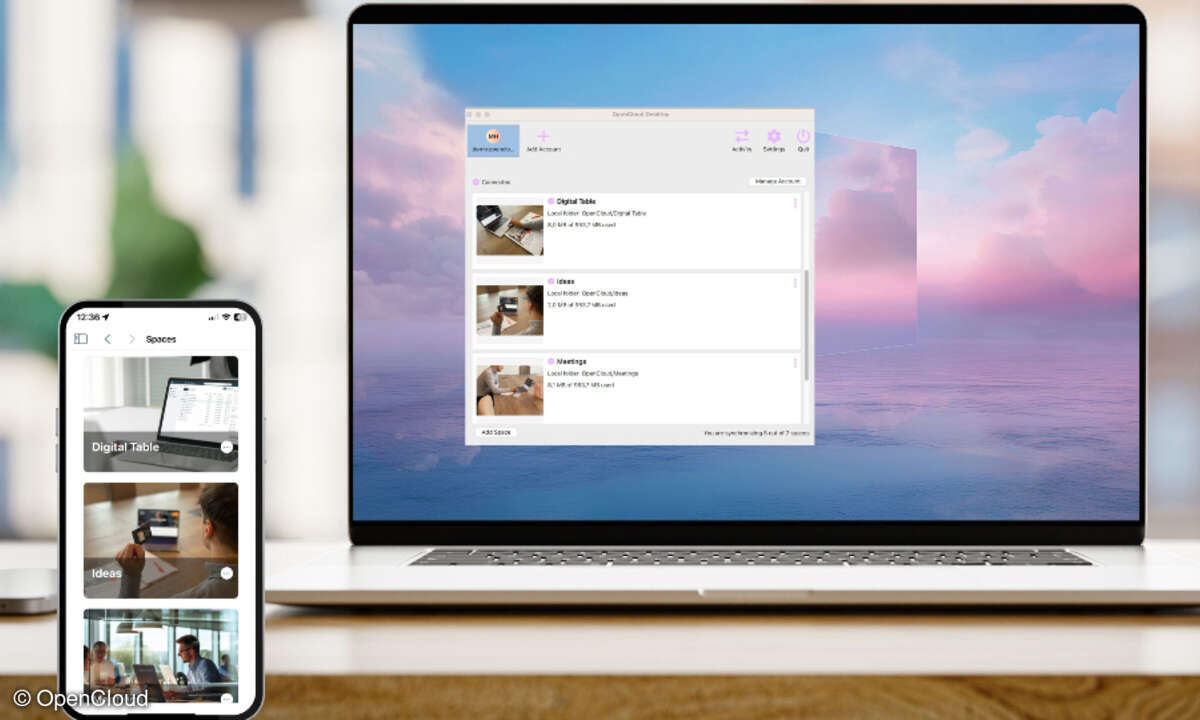OpenCloud Desktop-Client und iOS-App