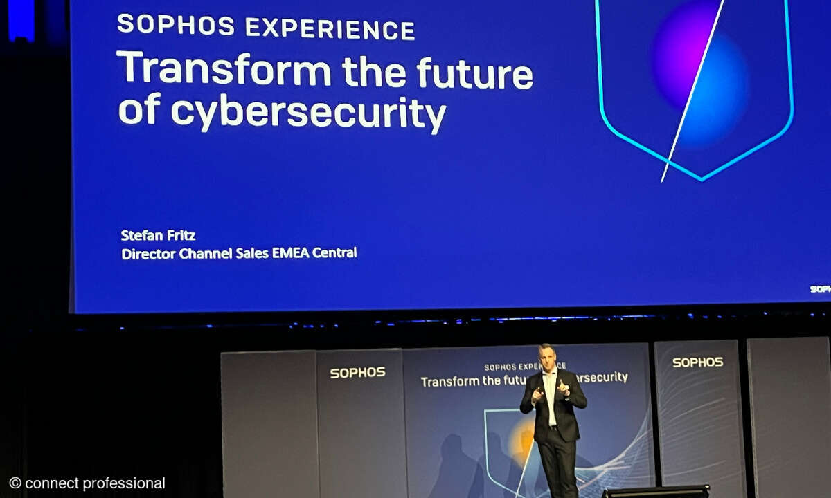 Stefan Fritz auf der Sophos Roadshow München, 2025