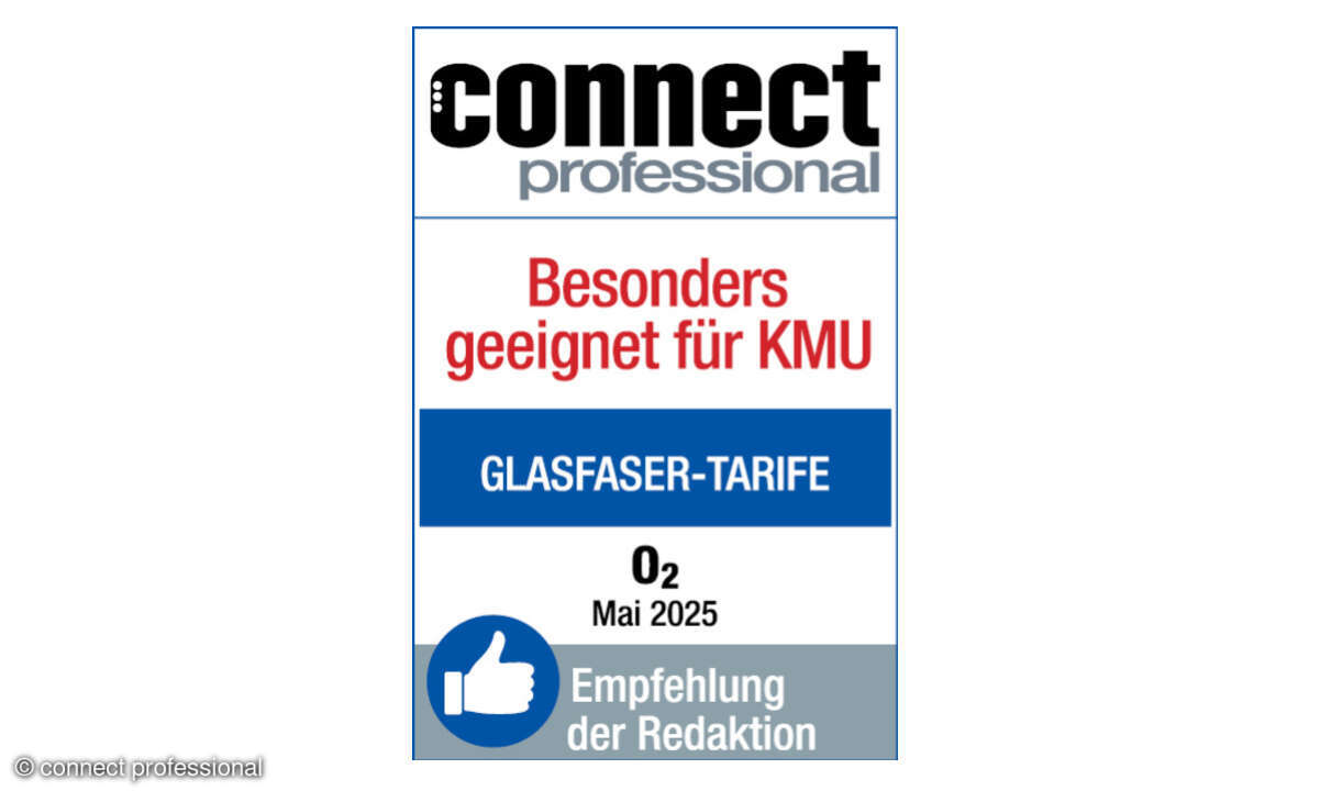 Siegel Glasfaser-Tarife O2, Mai 2025, Empfehlung der Redaktion
