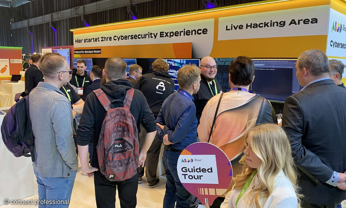 Viele Besucher wollten einen Blick auf die Live-Hacks werfen