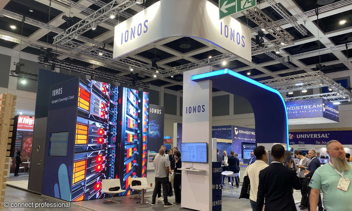 Cloud Provider Ionos war mit einem eigenen Stand auf der Gitex Europe