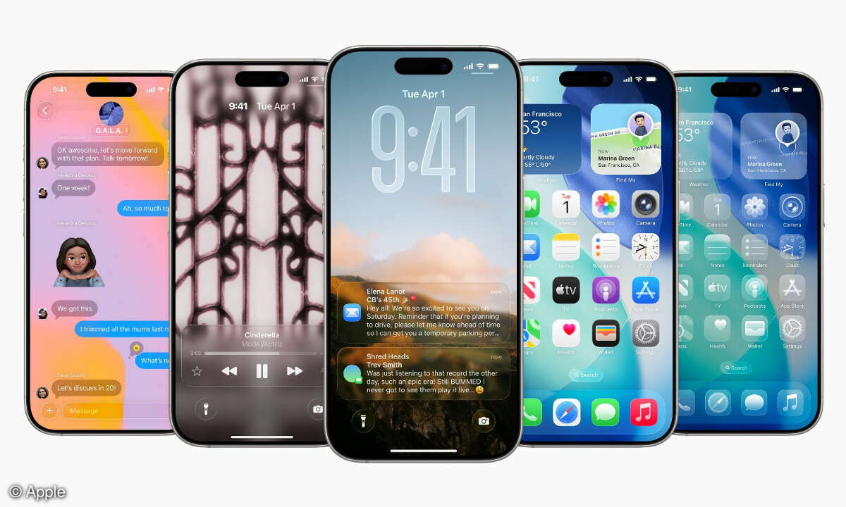 Auch die iPhones bekommen mit „iOS 26“ ein neues großes Update