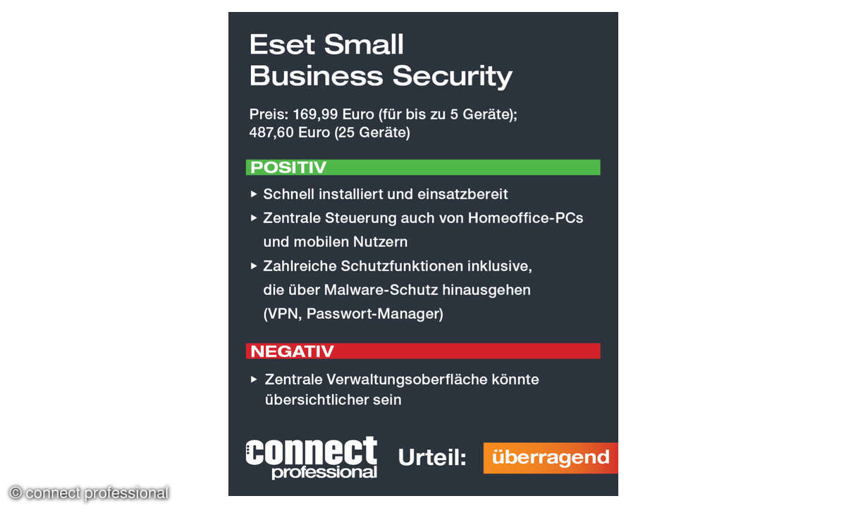 Eset Small Business Security Vor- und Nachteile
