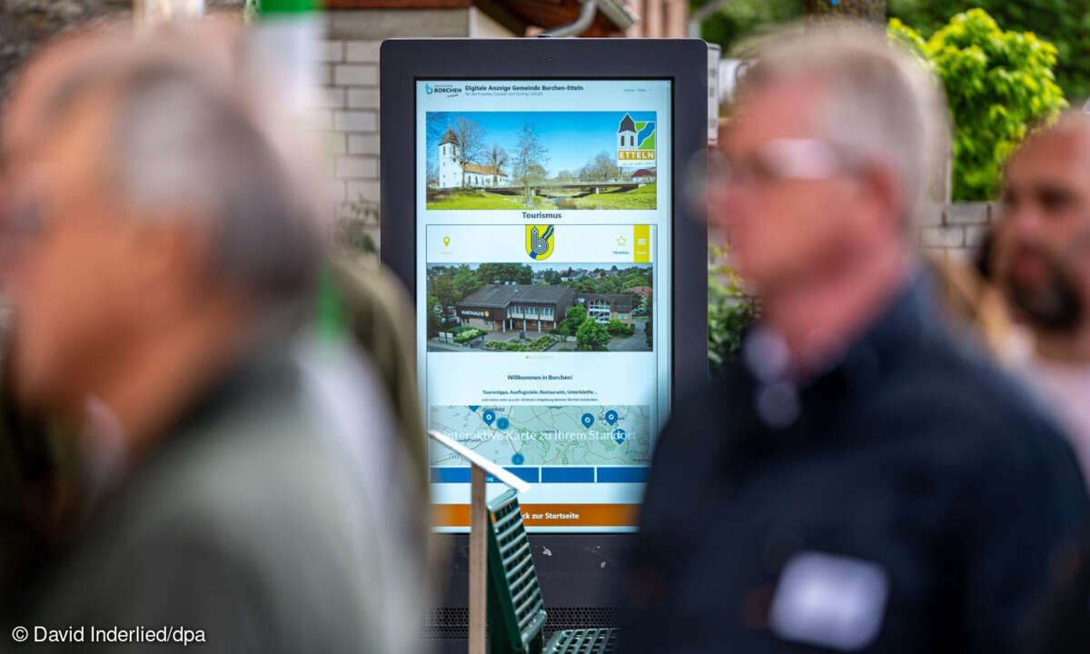 Etteln, digitale Schautafel