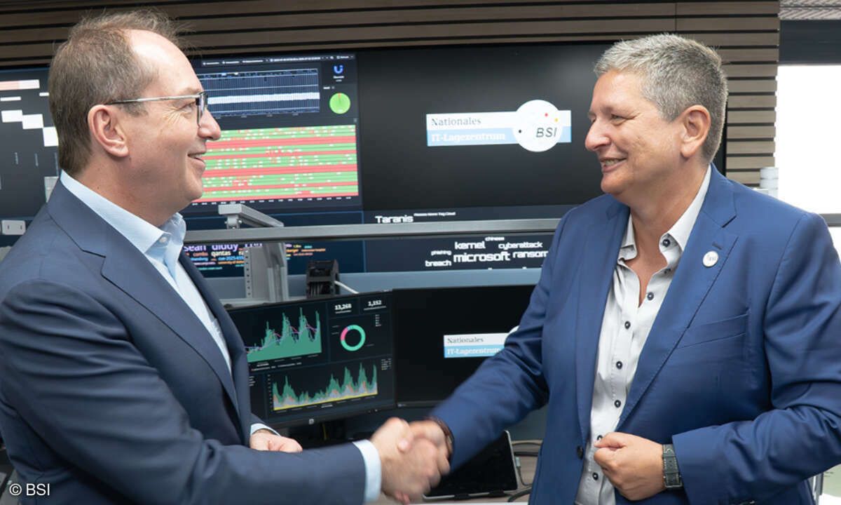 Bundesinnenminister Alexander Dobrindt und BSI-Präsidentin Claudia Plattner
