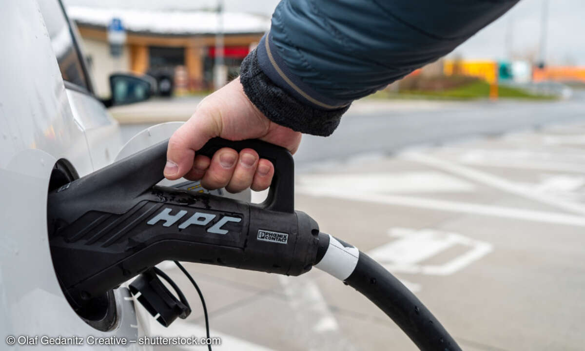 Schnellladesäule Tankstelle