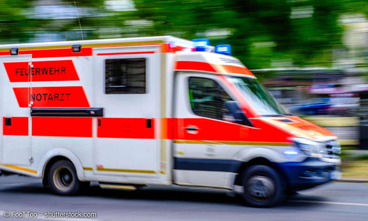 Ambulanz, Notarztwagen in Bewegung