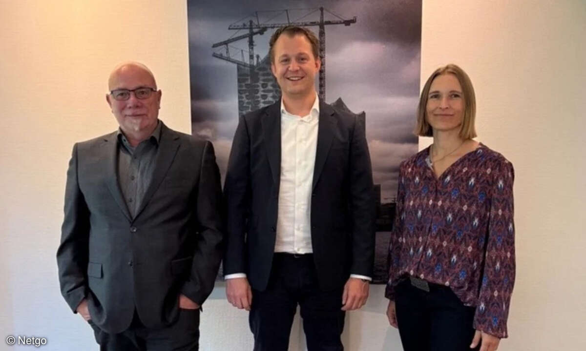 Matthias Krüger (ConNect), Sven Fürth (Netgo Group) Annabel Hofenbetzer (ConNect) (v. lks.)