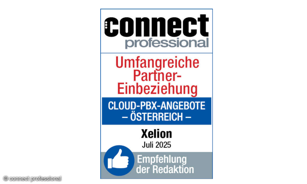 Cloud-PBX Österreich, Empfehlungssiegel Xelion, Juli 2025