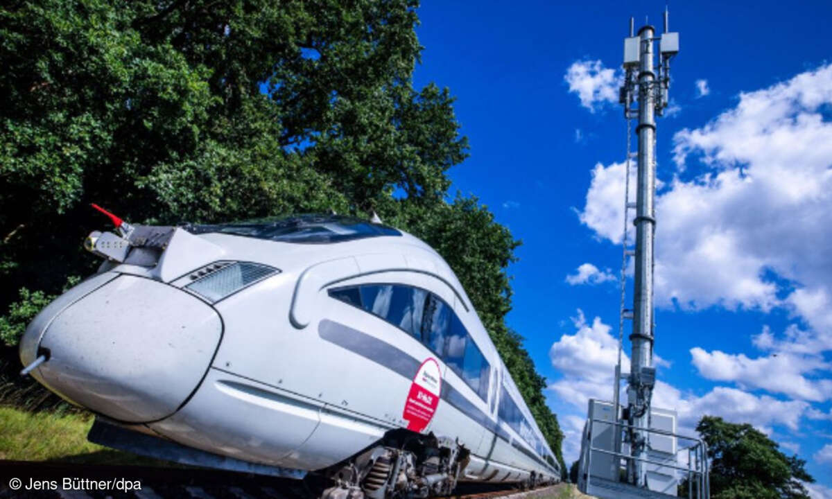 Gigabit-Empfang im Zug