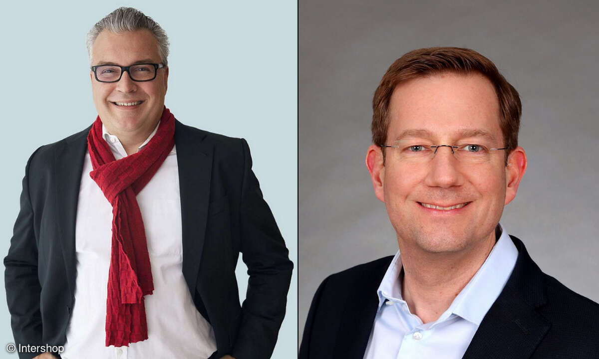 Intershop-Chef Markus Klahn (links) geht, COO Markus Dränert rückt nach