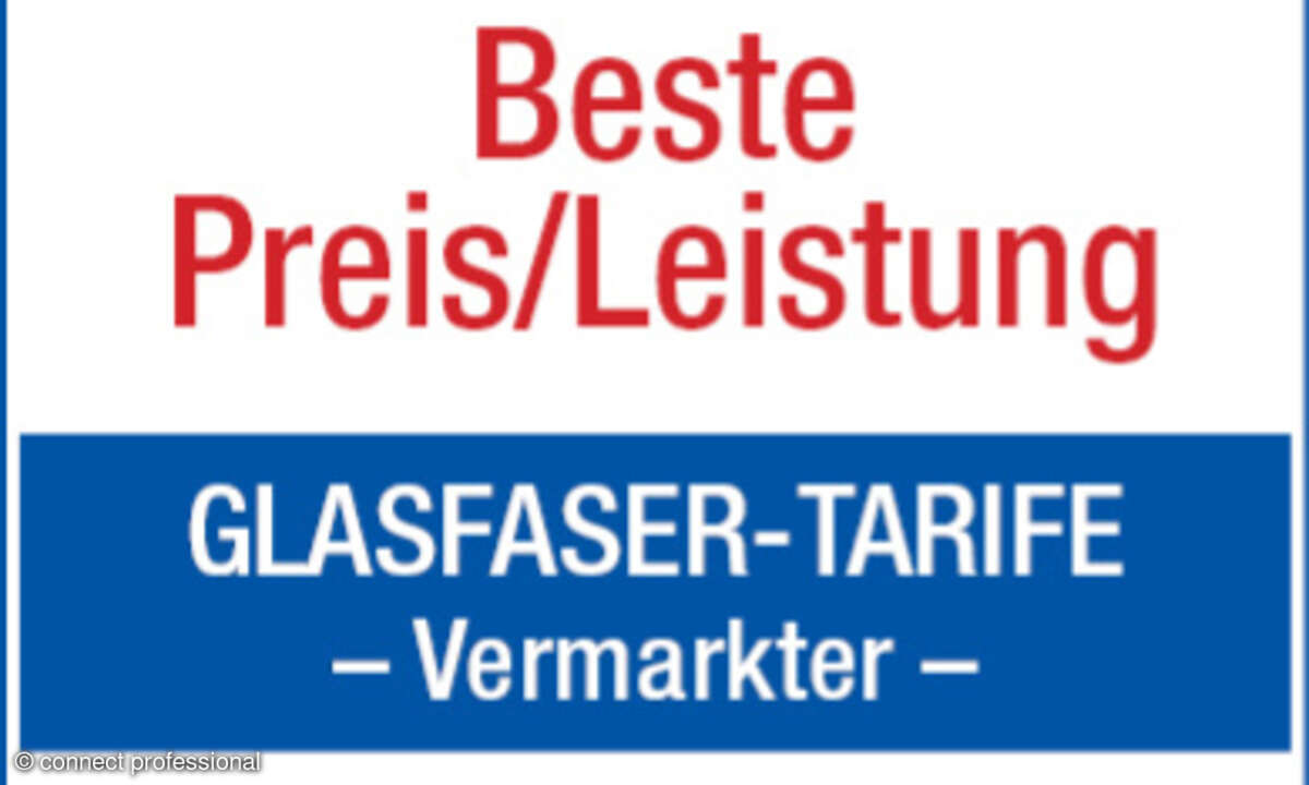 Siegel/Empfehlung easybell Glasfaser-Tarifcheck Vermarkter, August 2025
