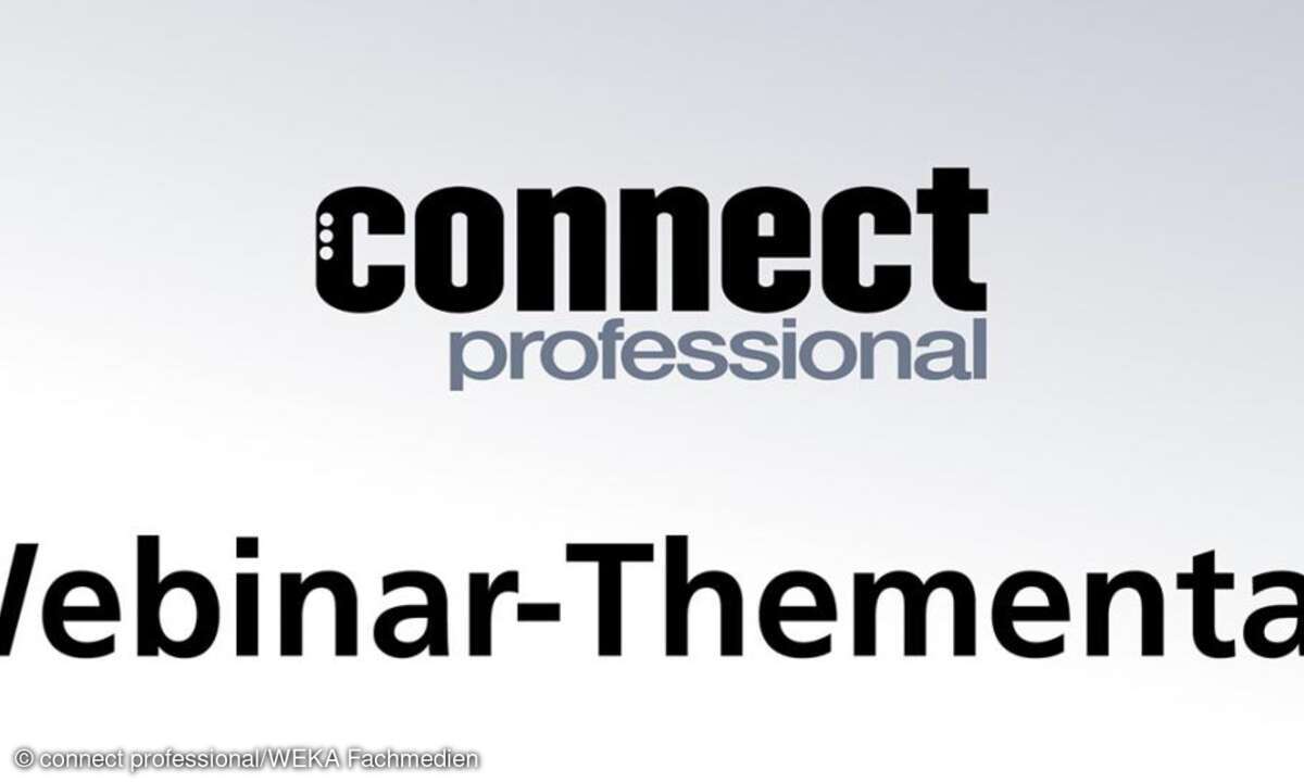 connect professional Webinar-Thementag 