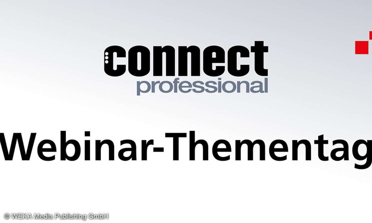 Webinar-Thementage der connect professional