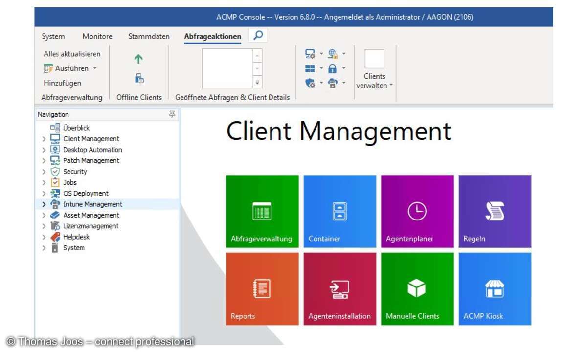 Aagon ACMP 6.8 Screenshot